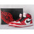 UA High quality replica nike Air Jordan Retro 1 High OG chicago bulls  White/Black-Red Sneakers