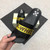 UA High quality replica OFF-WHITE yellow tape flip flip slides