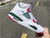 UA High quality replica nike Air Jordan Retro 4 NRG White Gucci  sneakers