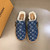 High quality replica UA  LV Monogram Denim Cosy Mule Fur 1A81G9 Sneaker