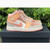 High quality replica UA Nike Pink Orange Stitching Air 1 Mid, Sneakers