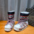 High quality replica UA Dior Alps Snow Ankle Shinny White/Deep Blue Boots (Pick Style)