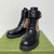 High quality replica UA Gucci Women's ankle boots with Double G, Sneakers