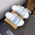 High quality replica UA Louis Vuitton Honolulu Mule white, Sandals