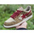 High quality replica UA Bapesta Solebox Red Star In Brown Sneaker
