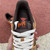 High quality replica UA Bapesta Solebox Red Star Brown Sneaker