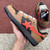 High quality replica UA Bapesta Solebox Red Star Brown Sneaker