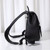 High quality replica UA Dior Mini Saddle All black Backpack