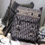 High quality replica UA Dior Embroidered Canvas Backpack