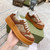 High quality replica UA Gucci GG embossed sneaker brown canvas, Sneaker
