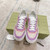 High quality replica UA Gucci GG embossed sneaker pink canvas, Sneaker