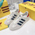 High quality replica UA Adidas x Gucci Gazelle White,  Sneaker