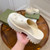 Buy High Quality Replica UA Gucci Women's platform perforated G white, Sandals from HypeRepTime, best replica designer brand website