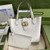 buy High Quality Replica UA Gucci Small tote with Double G White, Bag replica from hypereptime Gucci