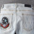 High Quality Replica UA Amiri Animal Print Patch Details Light Indigo, Pants