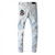 buy High Quality Replica UA Amiri Animal Print Patch Details Light Indigo, Pants replica from hypereptime Other brands