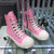 High Quality Replica UA Rick Owens Phlegethon High 'Pink Milk' Sneakers
