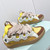 High Quality Replica UA Lanvin Leather Curb Yellow Sneaker
