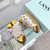 High Quality Replica UA Lanvin Leather Curb Yellow Sneaker