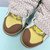 High Quality Replica UA Lanvin Leather Curb Yellow Sneaker