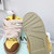 High Quality Replica UA Lanvin Leather Curb Yellow Sneaker