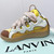 High Quality Replica UA Lanvin Leather Curb Yellow Sneaker