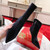 High Quality Replica UA Christian Louboutin Lipbooty 100MM Black Heel Ankle Boot