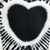 High Quality Replica UA Balenciaga Valentine's Day 22 Tie-dye Rib Triangle Oversized in Black T-Shirt