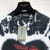High Quality Replica UA Balenciaga Valentine's Day 22 Tie-dye Rib Triangle Oversized in Black T-Shirt