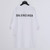 High Quality Replica UA Balenciaga Logo Medium Fit Black/White T-shirt (Pick Color)