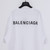 High Quality Replica UA Balenciaga Logo Medium Fit Black/White T-shirt (Pick Color)