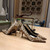 High Quality Replica UA Gucci x Balenciaga The Hacker Project Square Knife pump Heels