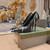 High Quality Replica UA Gucci x Balenciaga The Hacker Project Square Knife pump in Black Heels