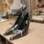 High Quality Replica UA Gucci x Balenciaga The Hacker Project Square Knife pump in Black Heels