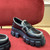 High Quality Replica UA Prada Brushed Leather Monolith Loafers