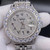 buy Iced out replica moissanite diamond rolex date just watch Prongset big stone bezel presidential bands (PICK STYLE/COLOR) replica from hypereptime Rolex