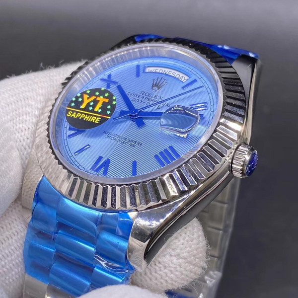 buy High quality replica Plain Jane Rolex Day-date Blue face replica from hypereptime Rolex