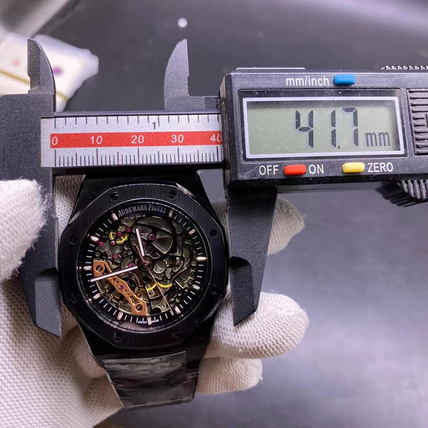 buy High quality replica Plain Jane AP Black Skeleton, (36 - 44mm available) replica from hypereptime Audemars Piguet