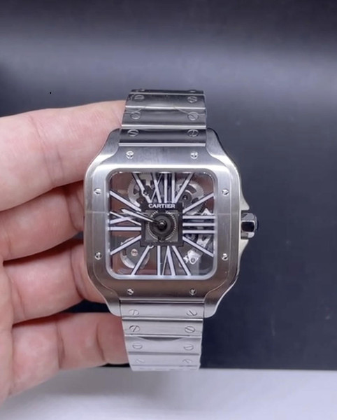 buy High quality replica Plain Jane Cartier Skeleton Silver (white hands) replica from hypereptime Other brands