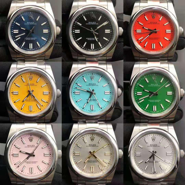 Buy Copy of High quality replica Plain Jane Rolex Oyster Perpetual Watch Pick style from the best trusted, fake clone swiss designer brand watch website