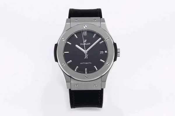 High quality replica plain jane Hublot classic fusion series silver/black watch