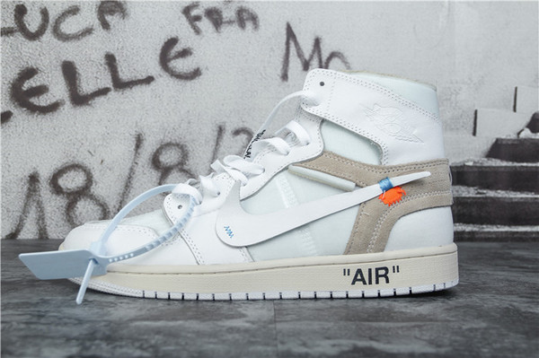 Buy UA High quality replica off-white x nike air jordan 1 all white colorway sneakers from HypeRepTime, best replica designer brand website