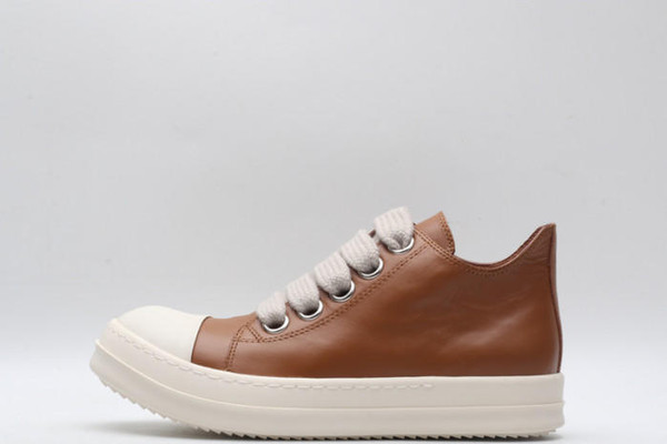 buy High quality replica UA Rick Owens RO-38 Brown & White Sneakers replica from hypereptime Other brands