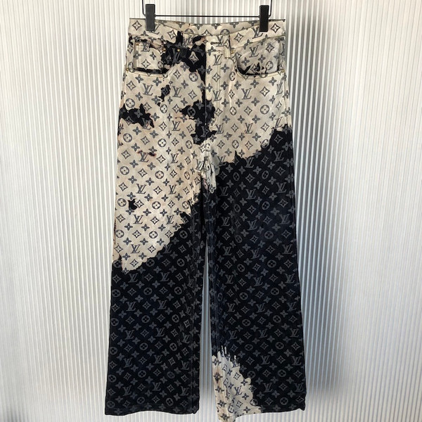 Buy High Quality Replica UA Louis Vuitton Monogram Denim Pants from HypeRepTime, best replica designer brand website