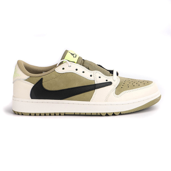 Buy High quality replica UA Jordan 1 Retro Low Golf Travis Scott Neutral Olive Sneaker from HypeRepTime, best replica designer brand website