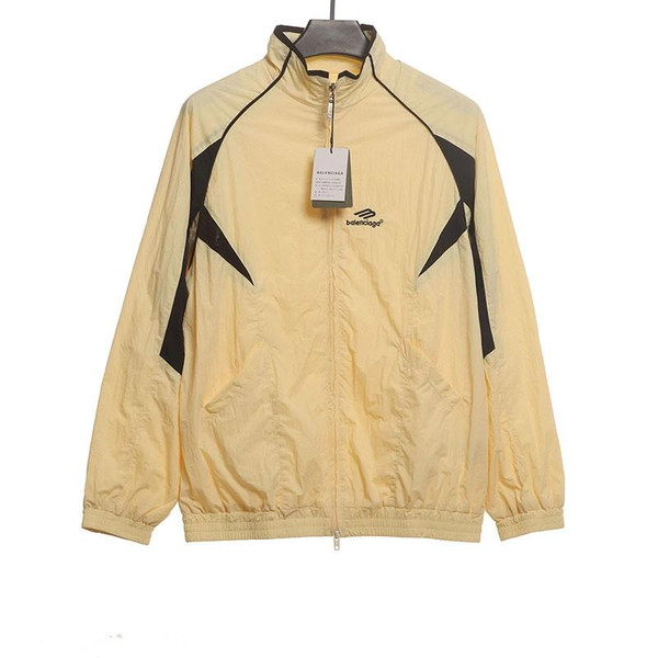 buy High quality replica UA Balenciaga Contrast Color Patchwork Stand Collar Jacket(Select Colorway) replica from hypereptime Balenciaga