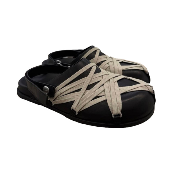 High Quality Replica UA Rick Owens Hollywood Megalaced Mule Granola 'Black' Sneaker