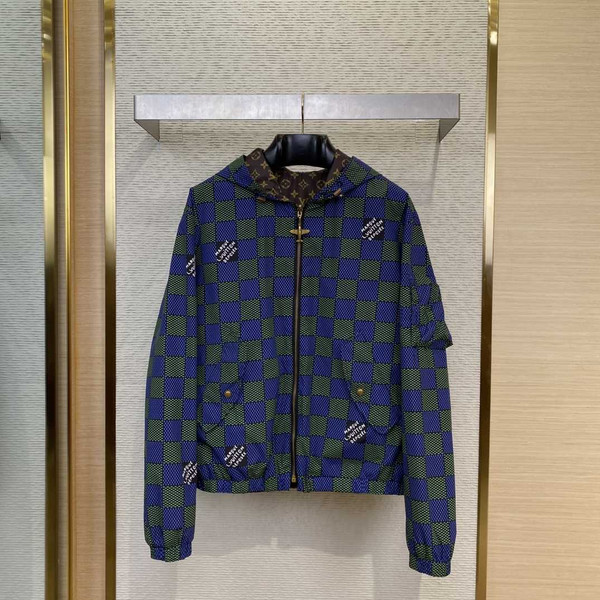 High quality replica UA Louis Vuitton Damier Reversible Windbreaker Jacket