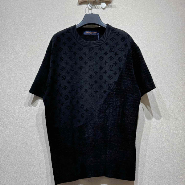 High Quality Replica UA Louis Vuitton LV Vers Embellished Short-Sleeved T-Shirt