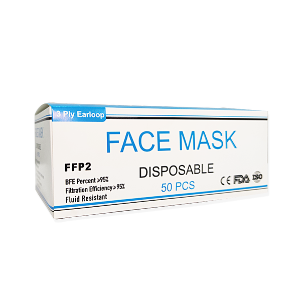 Buy **USA STOCK** Disposable 3-Ply Anti-Dust Face Mask (50PCS/Pack) from HypeRepTime, best replica designer brand website